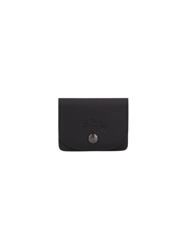 Le Pliage Extra Leather Card Wallet Black - LONGCHAMP - BALAAN 2