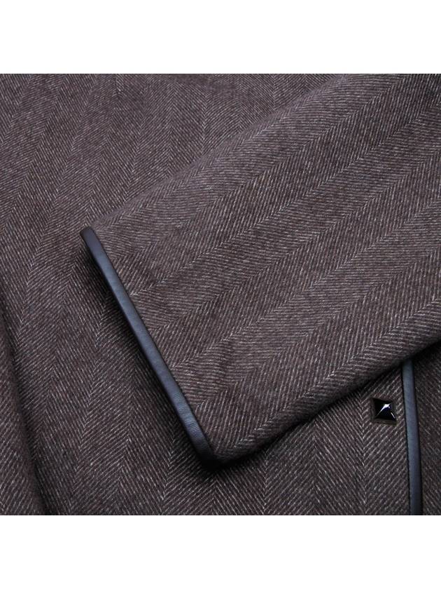 cashmere coat brown 1204hv - HERMES - BALAAN 7