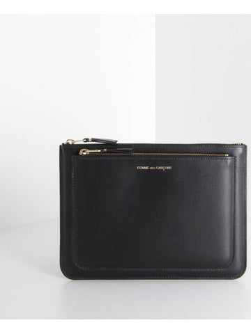 Zipper dual pocket clutch black SA5100OP - COMME DES GARCONS - BALAAN 1