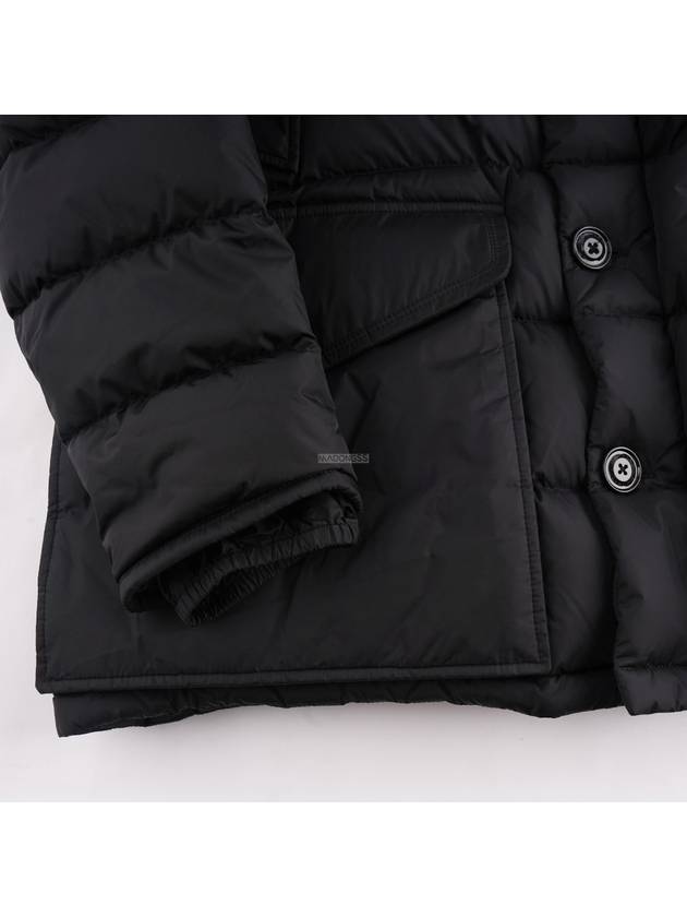 Men's Cluny Hooded Fur Short Padding Black - MONCLER - BALAAN 8