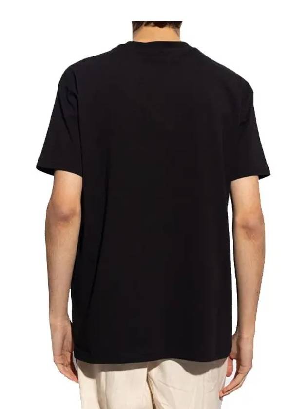 ORB Logo Cotton Short Sleeve T-Shirt Black - VIVIENNE WESTWOOD - BALAAN 4