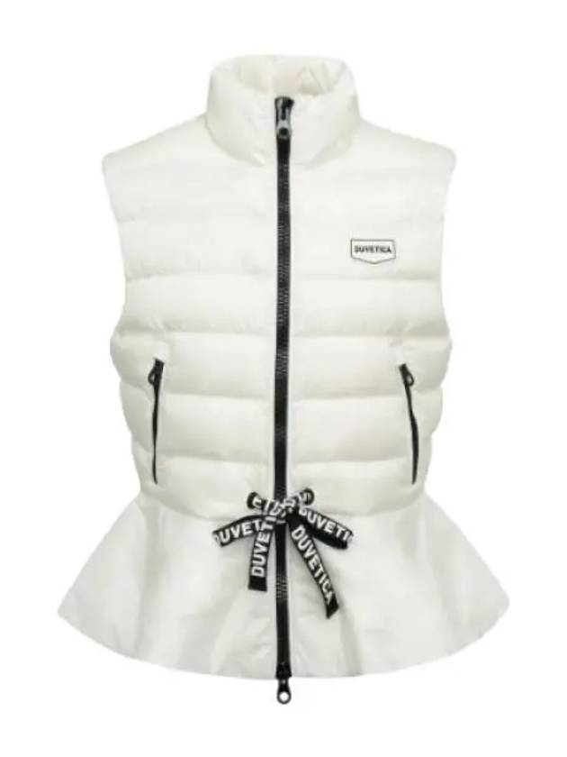 Samona White Outer Vest - DUVETICA - BALAAN 1