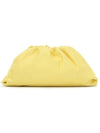 Nappa Pouch Dumpling Clutch Bag Yellow - BOTTEGA VENETA - BALAAN 1