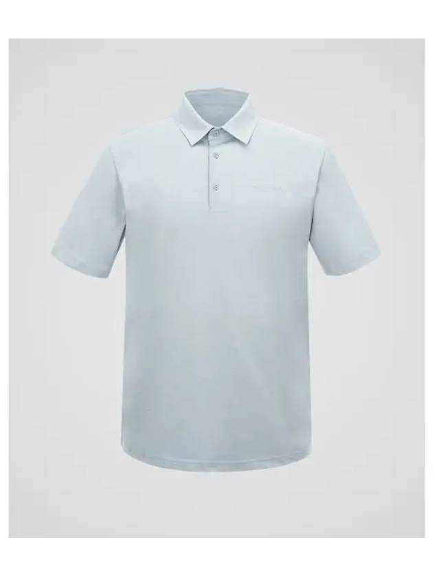 Sist light gray men s collar t shirt - DUVETICA - BALAAN 1