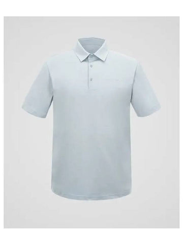 Sist light gray men s collar t shirt - DUVETICA - BALAAN 1