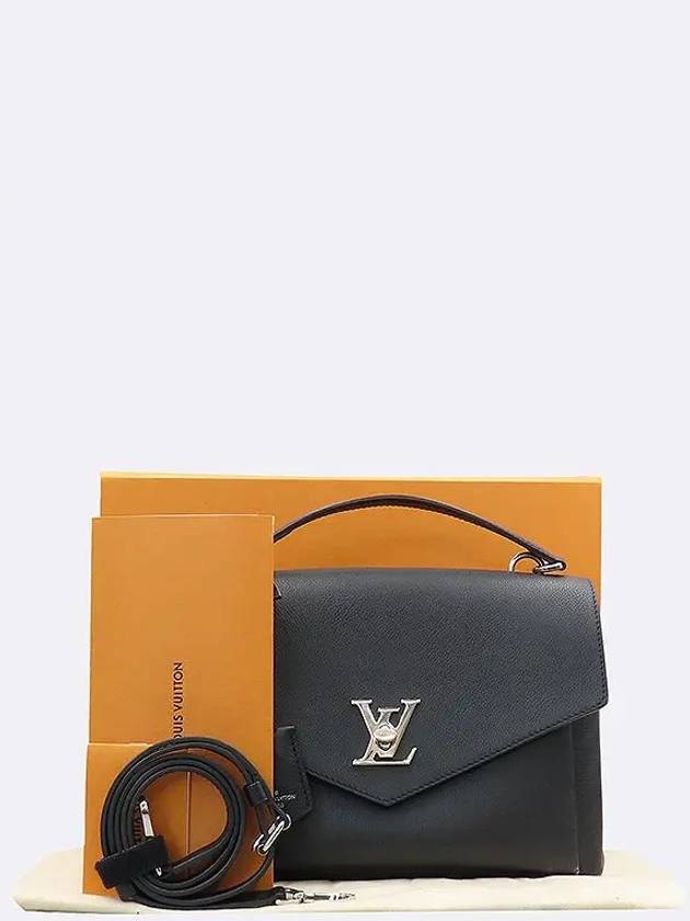 M54849 Noir color MYLOCKME tote bag strap - LOUIS VUITTON - BALAAN 1