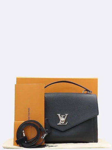 M54849 Noir color MYLOCKME tote bag strap - LOUIS VUITTON - BALAAN 1