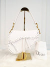 Daol Beomeo Branch Saddle Bag White Stitching M0446CRBW Condition S - DIOR - BALAAN 1