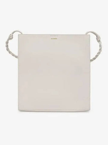 Tangle Logo Leather Cross Bag Milk - JIL SANDER - BALAAN 1