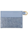 Voyou Denim Card Wallet Blue - GIVENCHY - BALAAN 3