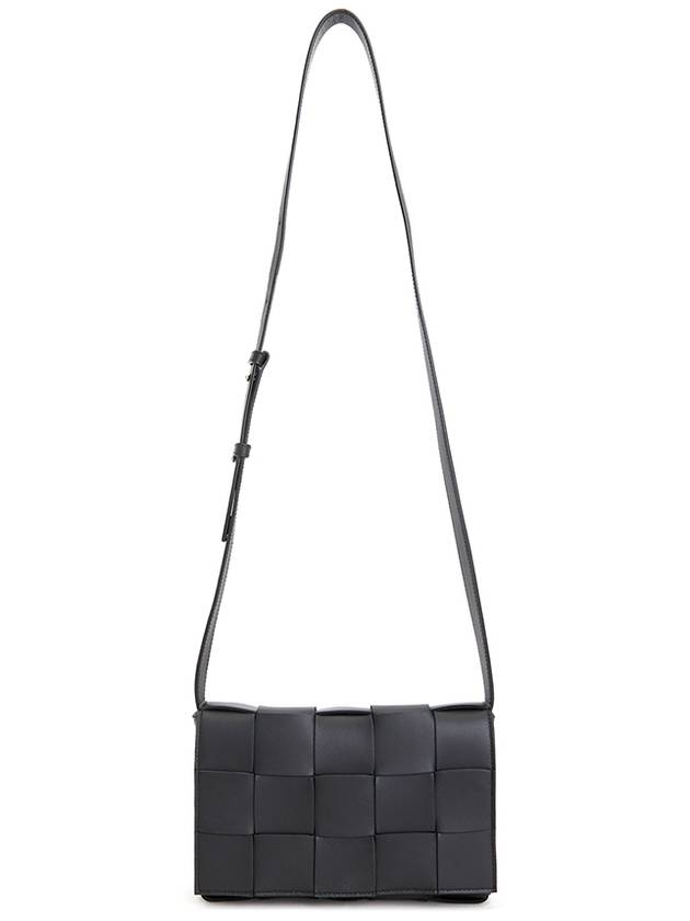 Intrecciato Cassette Cross Bag Black - BOTTEGA VENETA - BALAAN 8