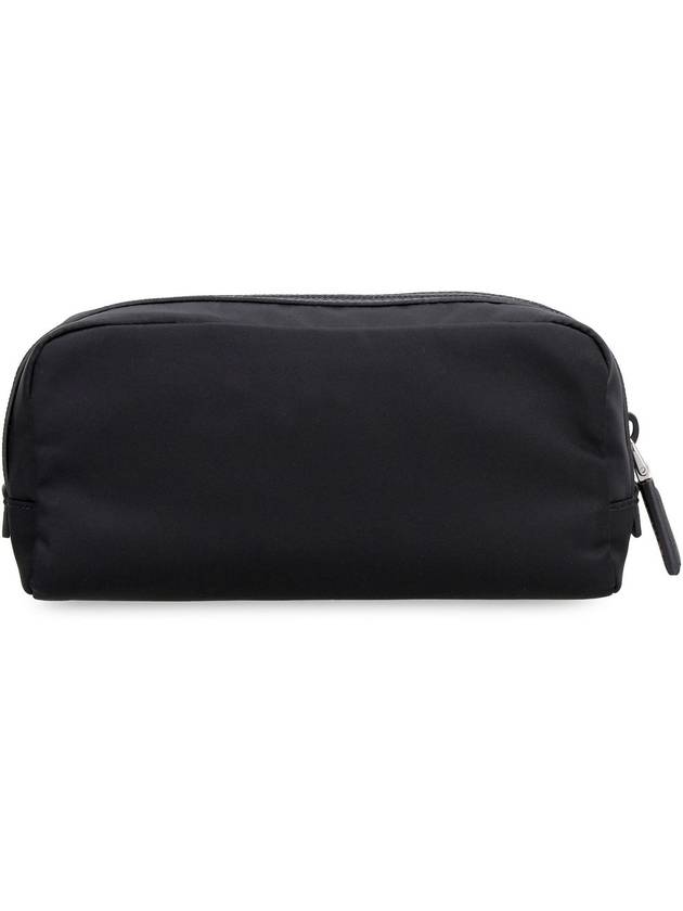 Re-Nylon Travel Pouch Clutch Bag Black - PRADA - BALAAN 5