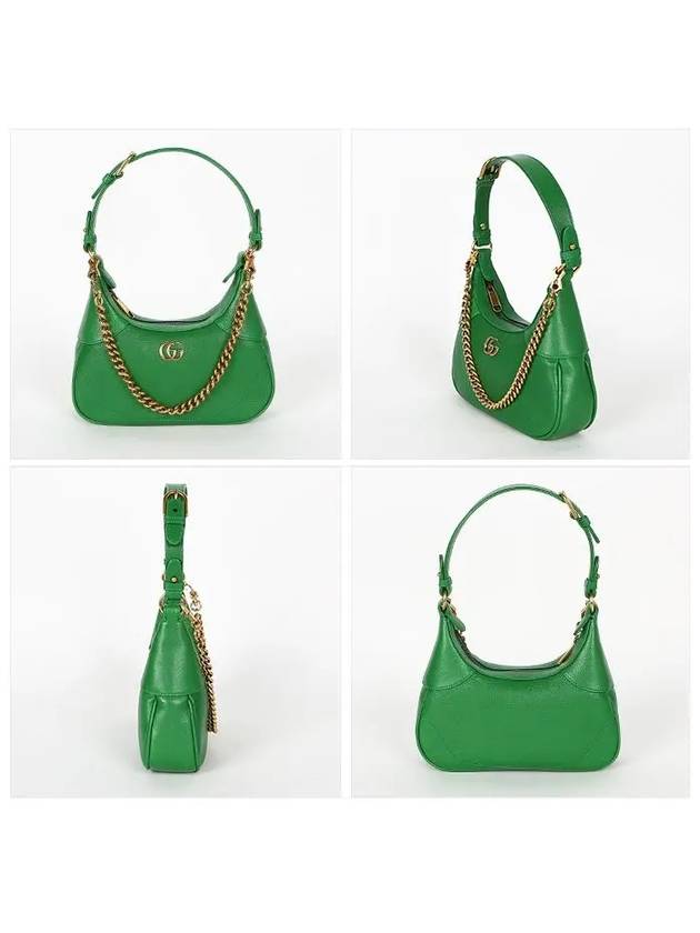 Aphrodite Small Logo Chain Shoulder Bag Green - GUCCI - BALAAN 3