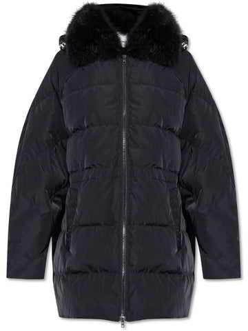 Yves Salomon Down Jacket, Women's, Black - YVES SALOMON - BALAAN 1