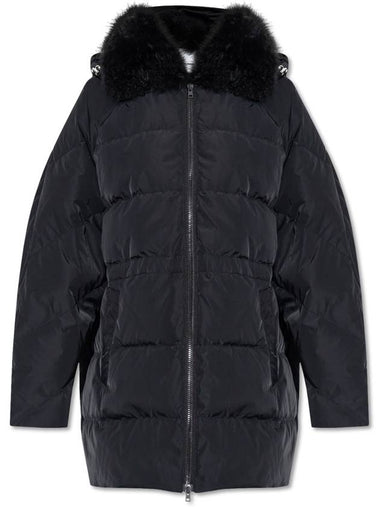 Yves Salomon Down Jacket, Women's, Black - YVES SALOMON - BALAAN 1