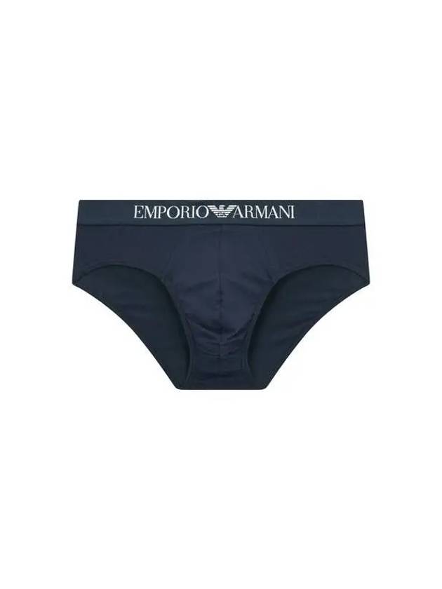 UNDERWEAR Men s Logo Banding Solid Cotton Briefs Marine 271753 - EMPORIO ARMANI - BALAAN 1