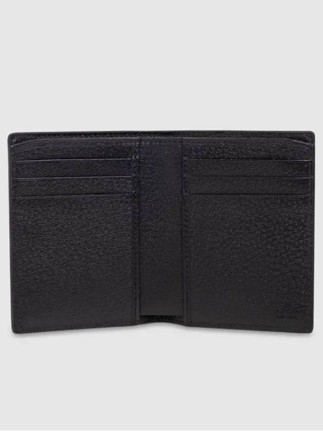 GG Marmont Leather Card Wallet Black - GUCCI - BALAAN 3