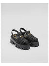 Monolith Crochet Cage Sandals Black - PRADA - BALAAN 2