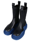 Tire Chelsea Boots Black Blue - BOTTEGA VENETA - BALAAN 3