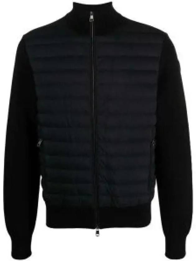 Padded Cotton Zip-up Jacket Black - MONCLER - BALAAN 2