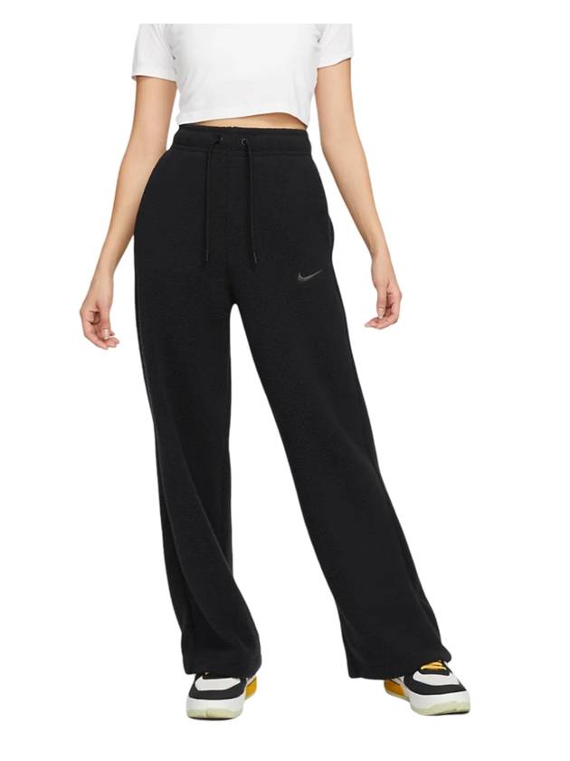 Sportswear Plush Track Pants Black - NIKE - BALAAN 1