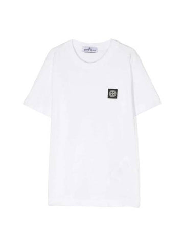 Kids Junior T shirt 781620147 V0001 WHITE - STONE ISLAND - BALAAN 1