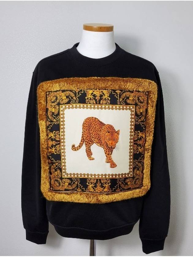 Leopard Print Sweatshirt S - VERSACE - BALAAN 1