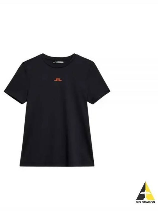 Ada Short Sleeve T-Shirt Black - J.LINDEBERG - BALAAN 2