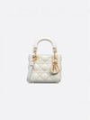 Micro Lady Cannage Lambskin Mini Bag Latte - DIOR - BALAAN 2