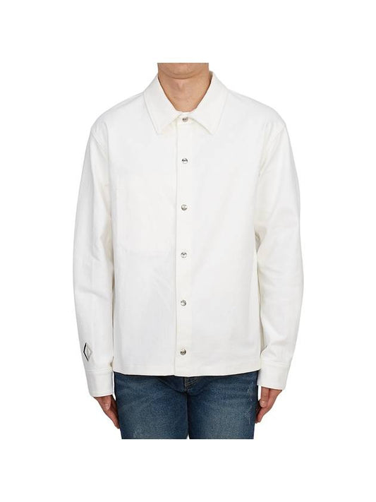 CD Diamond Long Sleeve Shirt White - DIOR - BALAAN 2