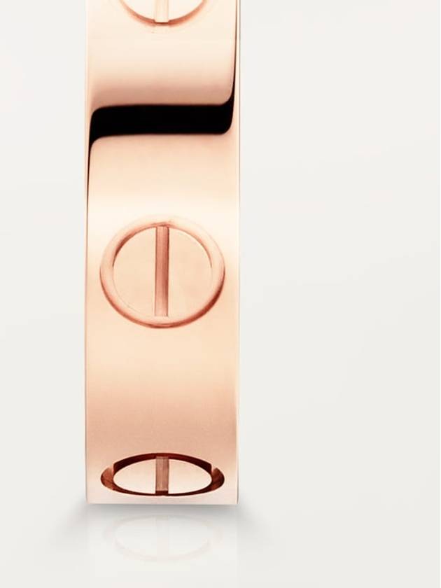 Love Wedding Band Ring Pink Gold - CARTIER - BALAAN 4