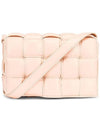 Gold Padded Cassette Cross Bag Melon Washed - BOTTEGA VENETA - BALAAN 3