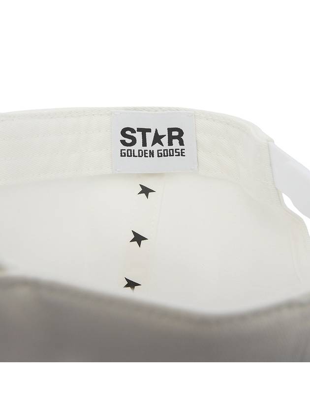 Star Papyrus Demos Ball Cap White - GOLDEN GOOSE - BALAAN 9