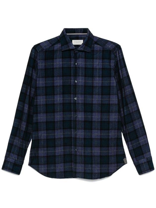 Tintoria Mattei Corduroy Check Cotton Shirt Clothing - TINTORIA MATTEI - BALAAN 1