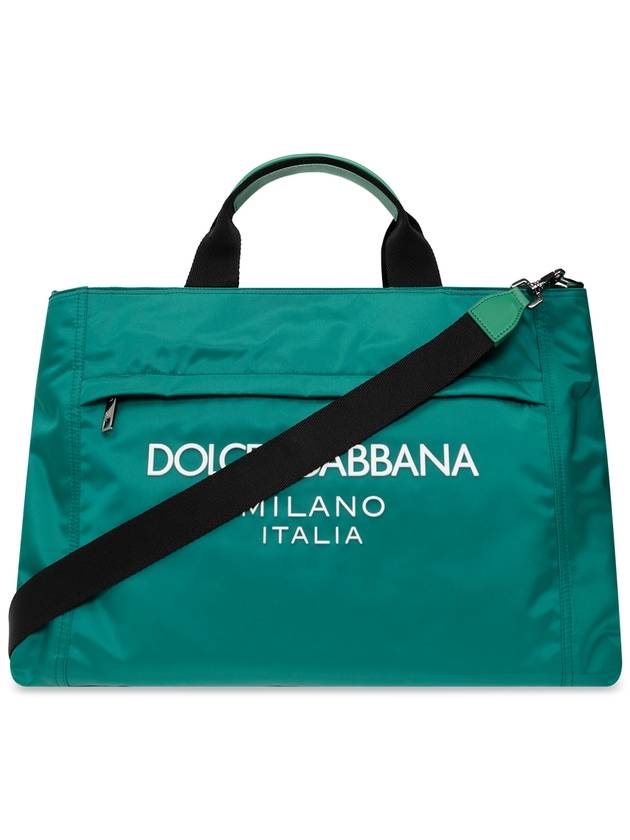 23 fw Rubberized Logo Nylon Duffel Bag Dolce GABBANA BM2125 AG182 8R588 B0230438110 - DOLCE&GABBANA - BALAAN 2