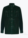 Corduroy Long Sleeve Shirt Green - POLO RALPH LAUREN - BALAAN 2