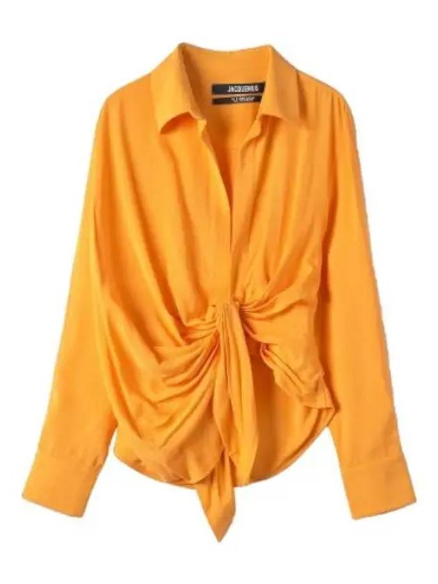 Jacquemus Le Chemise Bahia Shirt Orange - JACQUEMUS - BALAAN 1