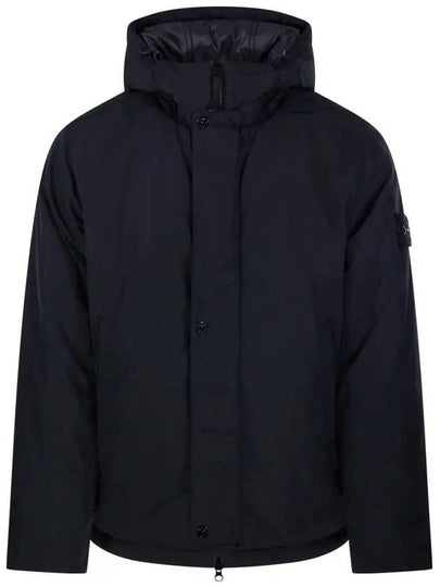 Techno Fabric Hooded Jacket Black - STONE ISLAND - BALAAN 2