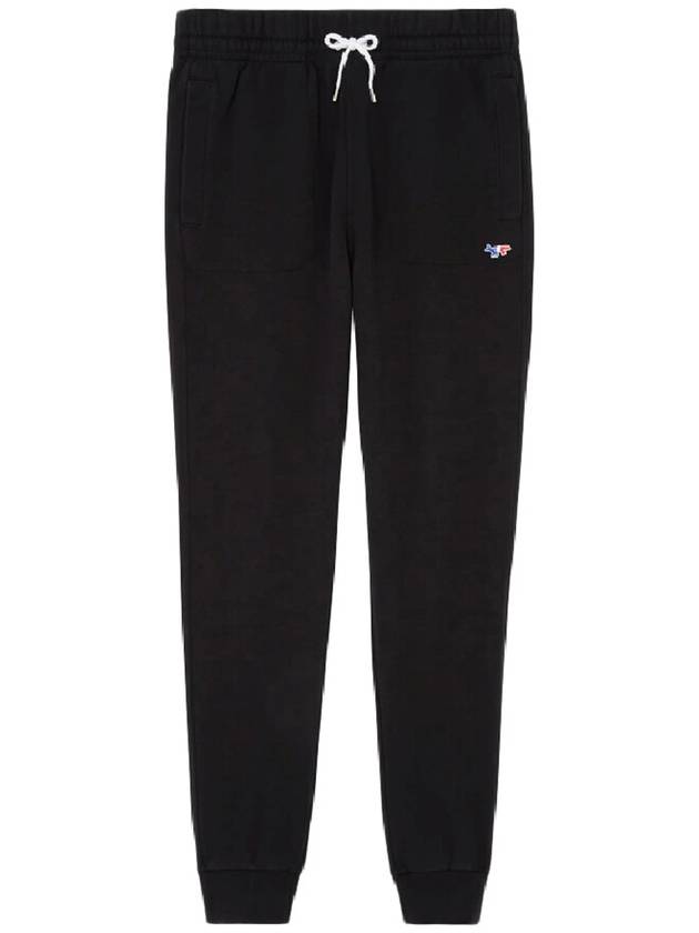 Men's Tricolor Fox Patch Track Pants Black - MAISON KITSUNE - BALAAN 3