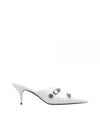 CAGOLE Arena Lambskin Mule Optic White - BALENCIAGA - BALAAN 2