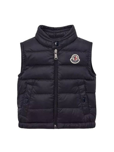 Kids New Amaury Down Padding Vest Navy - MONCLER - BALAAN 1