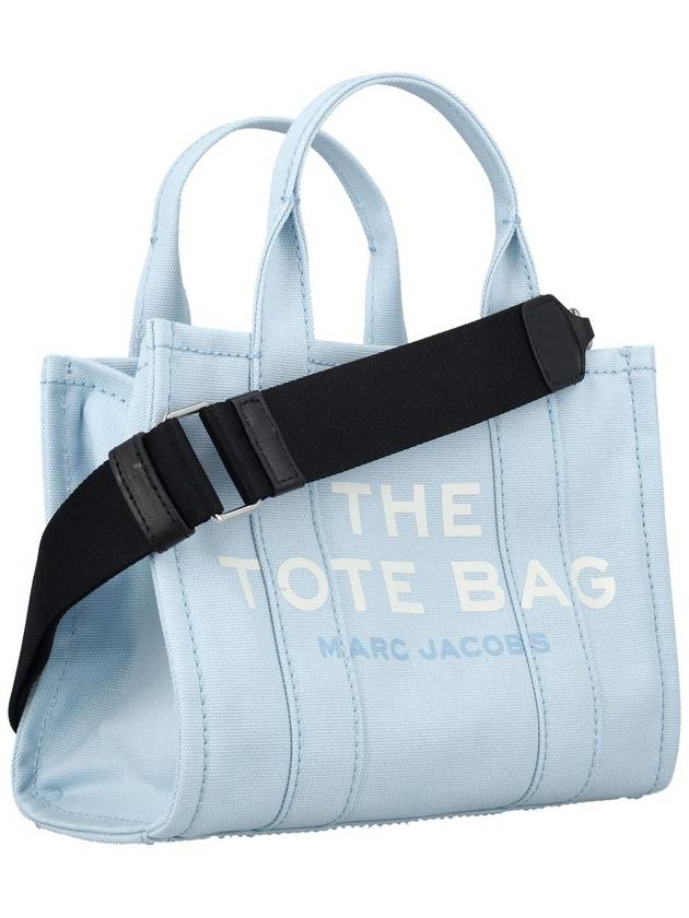 Logo Canvas Small Tote Bag Blue - MARC JACOBS - BALAAN 3