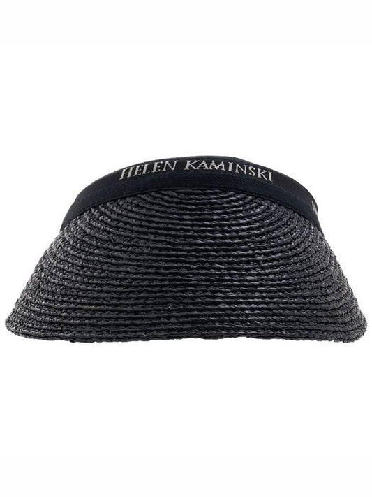 Women s Bianca Sun Visor HAT50265 CHARCOAL BLACK LOGO - HELEN KAMINSKI - BALAAN 2