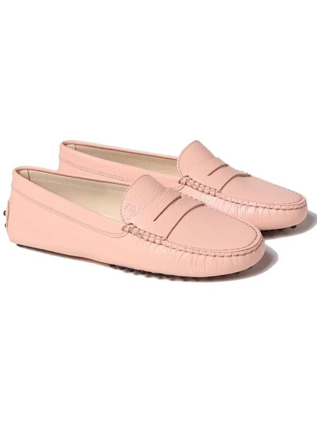 Gomini Leather Driving Shoes Coral Pink - TOD'S - BALAAN 2