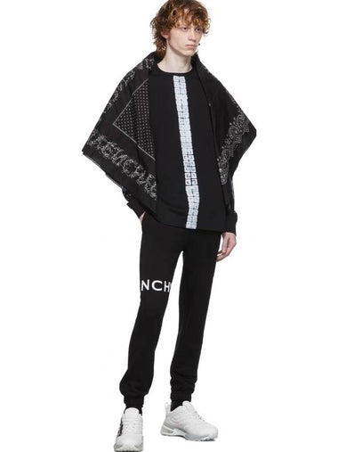 Paisley Black Print Scarf - GIVENCHY - BALAAN 1