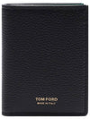 Men's T-Line Two-Tone Card Wallet Black - TOM FORD - BALAAN 3