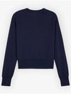 Baby Fox Patch Regular Cardigan Blue - MAISON KITSUNE - BALAAN 3