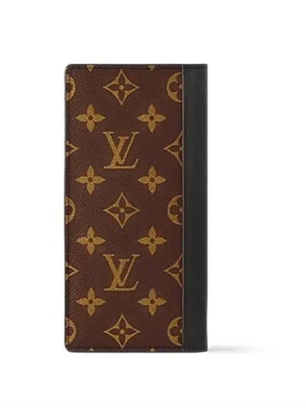 Brazza Monogram Long Wallet Macassar - LOUIS VUITTON - BALAAN 6