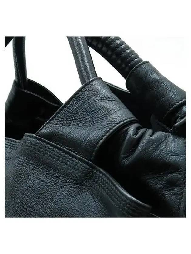 Black Lambskin Nappa Brisa Tote Bag - LOEWE - BALAAN 3