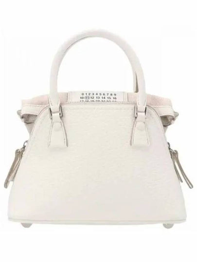 5AC Logo Patch Mini Tote Bag Ivory - MAISON MARGIELA - BALAAN 2